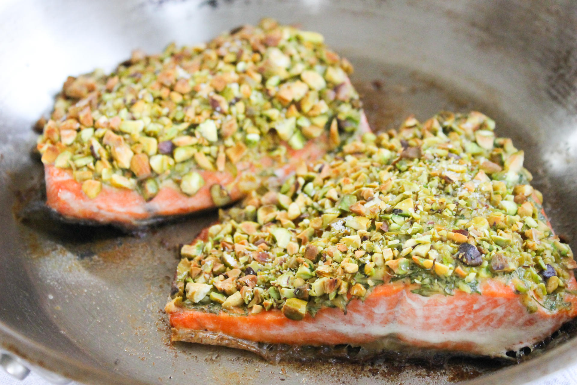 Pistachio-Crusted Nordic Salmon – Strong Roots Nutrition